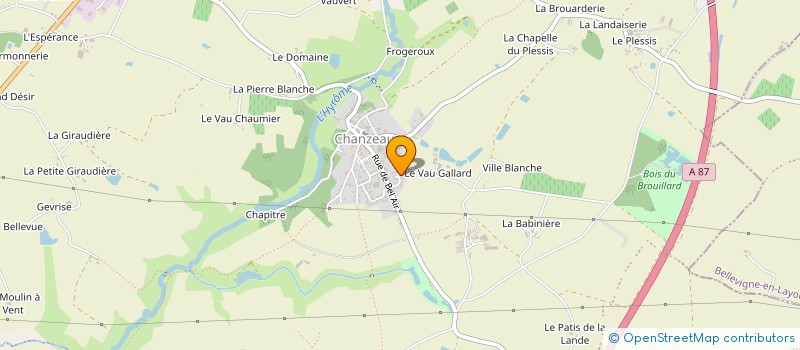 localisation de l'entreprise KAIZEN PREVENTION & FORMATION  CHEMILLE-EN-ANJOU