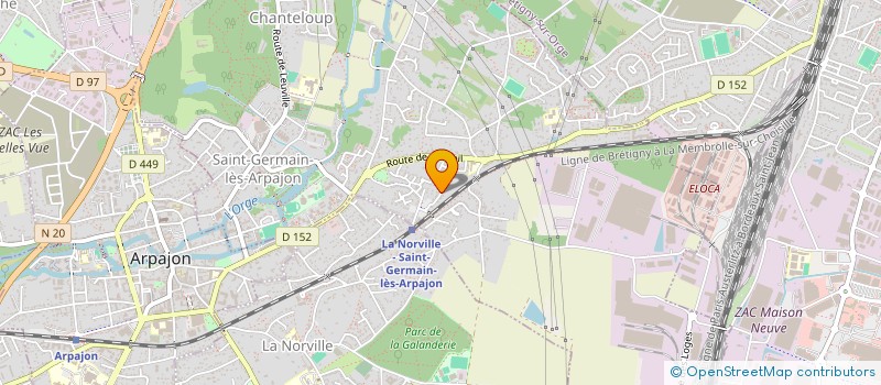 localisation de l'entreprise KAIZEN SKILLS à SAINT-GERMAIN-LES-ARPAJON