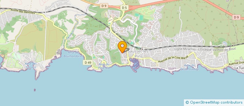 localisation de l'entreprise KAJA  SAUSSET-LES-PINS