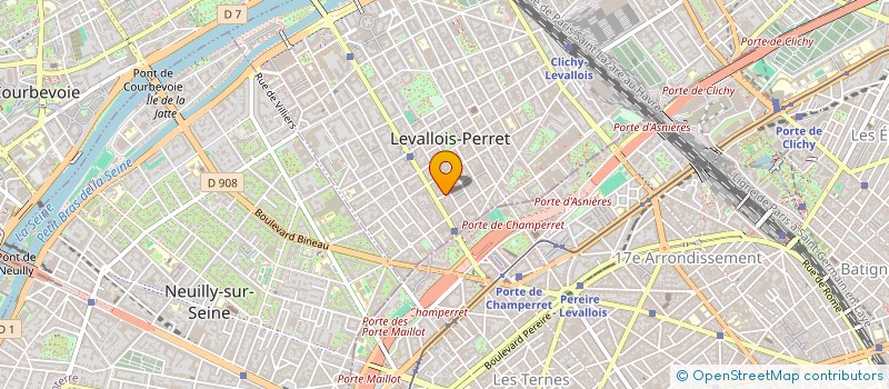 localisation de l'entreprise KAJAP CONSEIL à LEVALLOIS-PERRET