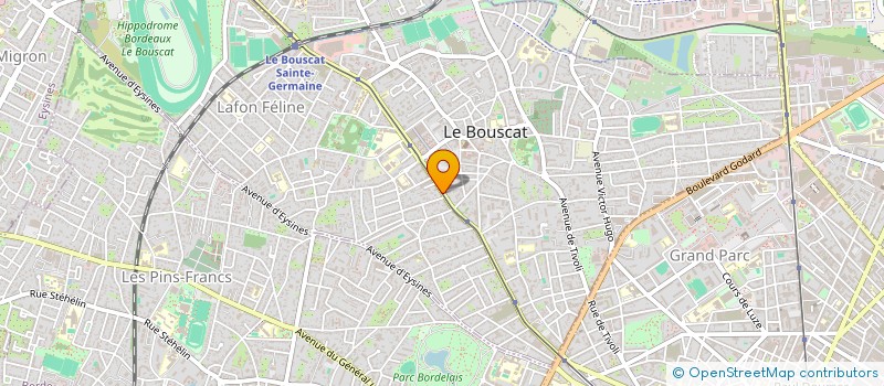 localisation de l'entreprise KAJECA à LE BOUSCAT