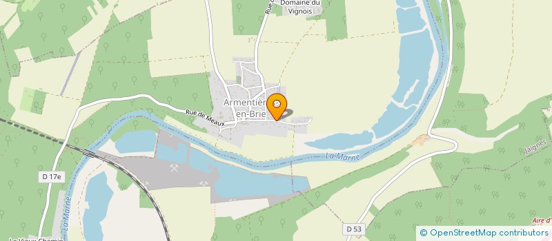 localisation de l'entreprise KAJEDIX  ARMENTIERES-EN-BRIE