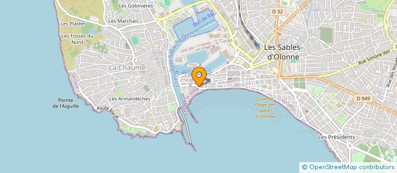 localisation de l'entreprise KAJGEOL à LES SABLES D'OLONNE
