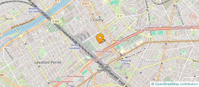 localisation de l'entreprise KAJHOU à CLICHY