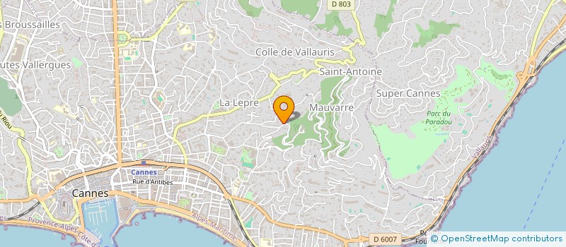 localisation de l'entreprise KAJOLA  CANNES