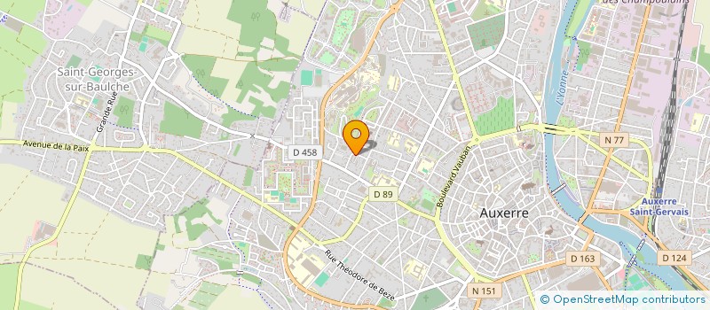 localisation de l'entreprise KAJOLA SOLIDARITE à AUXERRE