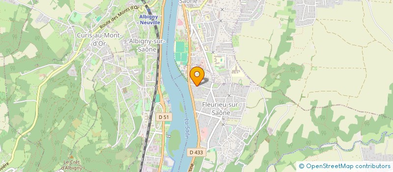 localisation de l'entreprise KAJOU  FLEURIEU-SUR-SAONE