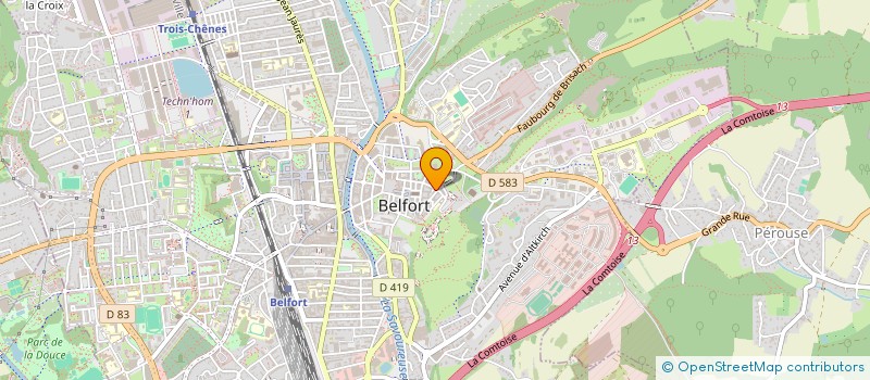 localisation de l'entreprise KAJUMA à BELFORT