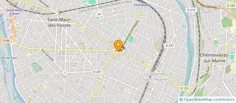 localisation de l'entreprise KAK à SAINT-MAUR-DES-FOSSES