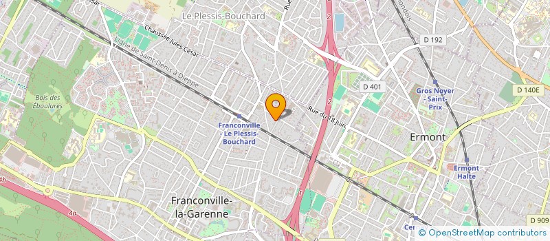 localisation de l'entreprise KAK  FRANCONVILLE LA GARENNE