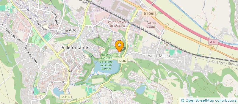 localisation de l'entreprise KAKAROTTO  VAULX-MILIEU