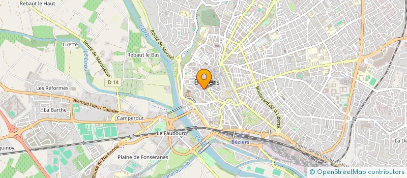 localisation de l'entreprise KAKI C  BEZIERS