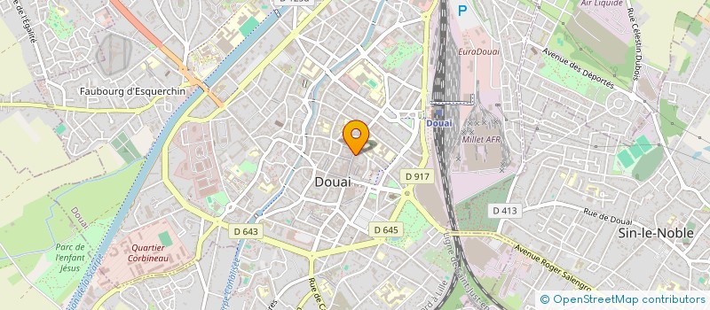 localisation de l'entreprise KAKI LAMBE à DOUAI