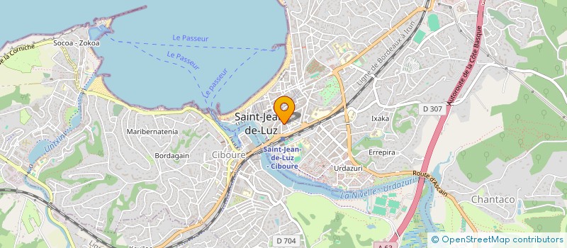 localisation de l'entreprise KAKO ETXEA  SAINT-JEAN-DE-LUZ