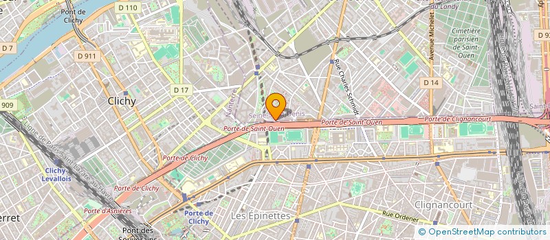 localisation de l'entreprise KAKO SYSTECH à SAINT-OUEN-SUR-SEINE