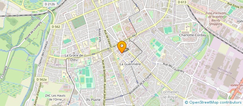 localisation de l'entreprise KAKOO SOFTWARE à CAEN