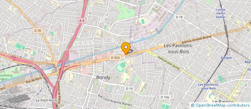 localisation de l'entreprise KAKOU  BONDY