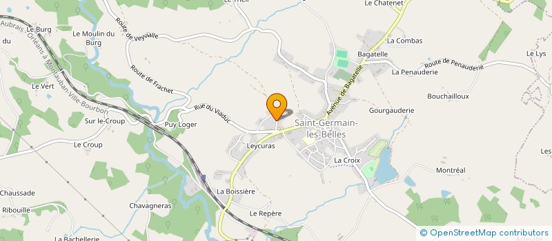 localisation de l'entreprise KAKOU BEEF  SAINT-GERMAIN-LES-BELLES