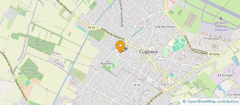 localisation de l'entreprise KAKOU VTC à CUGNAUX