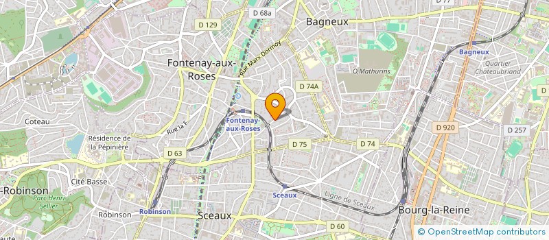 localisation de l'entreprise KAKOUETA PROD à FONTENAY-AUX-ROSES