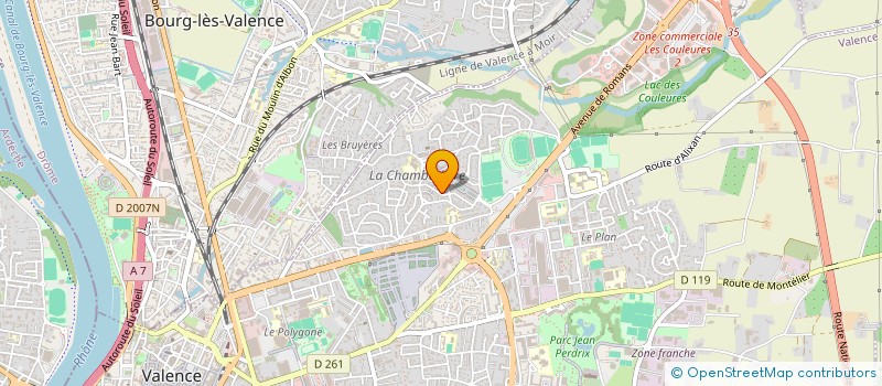 localisation de l'entreprise KAKOUNE  VALENCE
