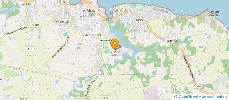 localisation de l'entreprise KAKOUTE à LE MOULE