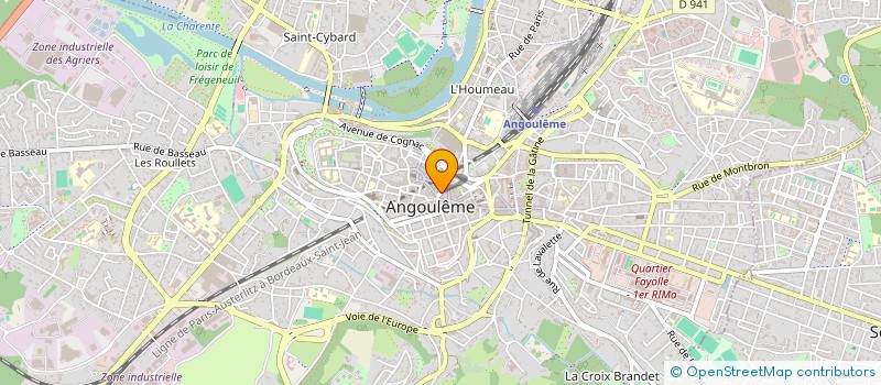 localisation de l'entreprise KAKTUS 237 à ANGOULEME