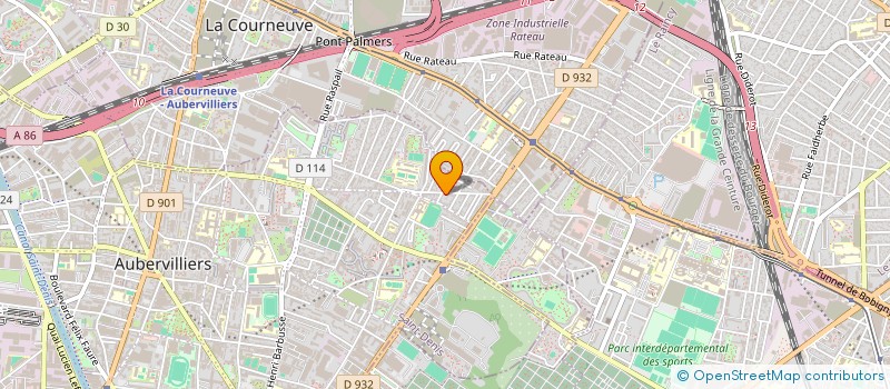 localisation de l'entreprise KAKTUS à AUBERVILLIERS