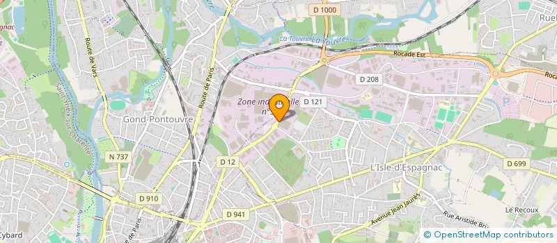 localisation de l'entreprise KAKTUS CONCEPT  L'ISLE-D'ESPAGNAC