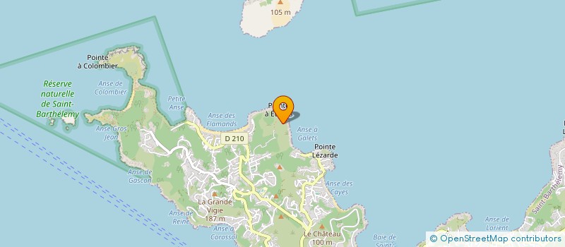 localisation de l'entreprise KAKUKERA LABOUR à SAINT BARTHELEMY