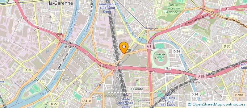 localisation de l'entreprise KAL NET à SAINT-DENIS