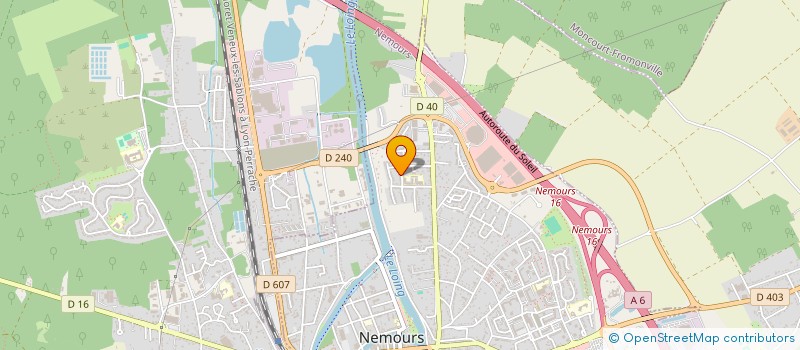 localisation de l'entreprise KALABILET TRANSPORT  NEMOURS