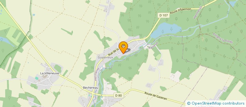 localisation de l'entreprise KALACINE  POIGNY-LA-FORET