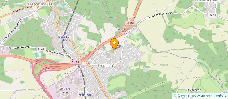 localisation de l'entreprise KALADA  FREPILLON