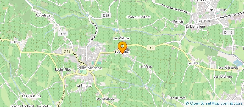 localisation de l'entreprise KALADY  VILLIE MORGON