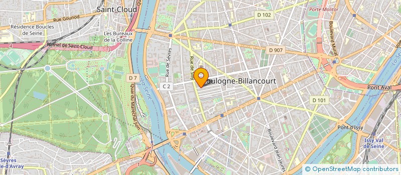 localisation de l'entreprise KALAHARI à BOULOGNE-BILLANCOURT