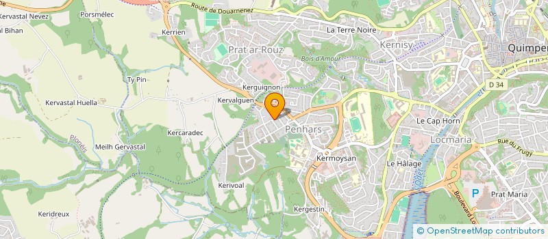 localisation de l'entreprise KALAJA  QUIMPER