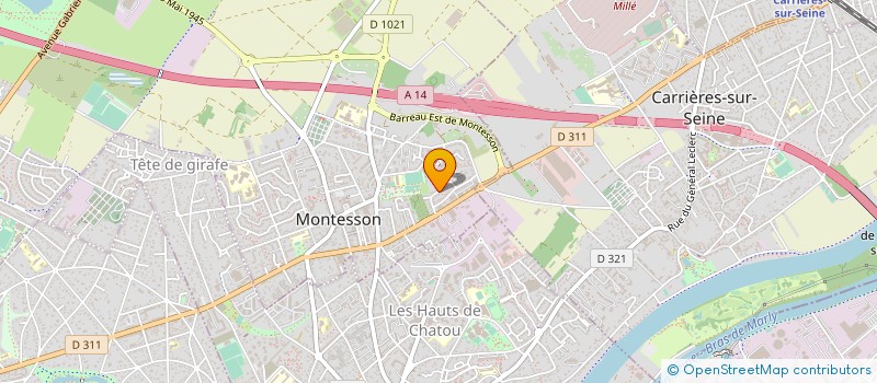 localisation de l'entreprise KALAK INTERNATIONAL  MONTESSON