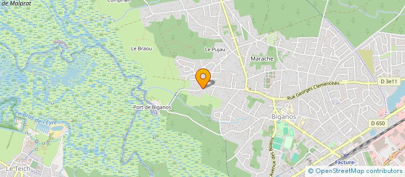 localisation de l'entreprise KALALAHTI  BIGANOS