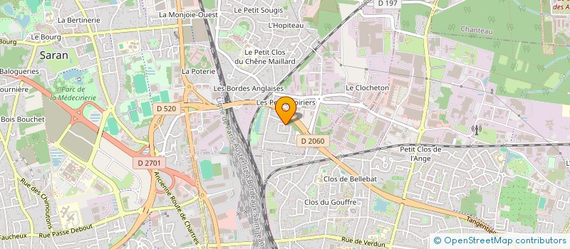 localisation de l'entreprise KALAMO à SARAN