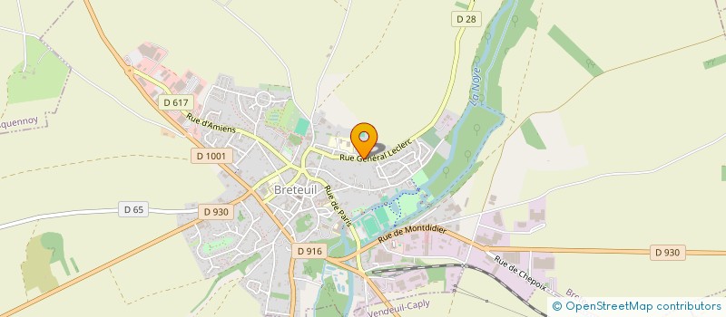 localisation de l'entreprise KALAMOS à BRETEUIL