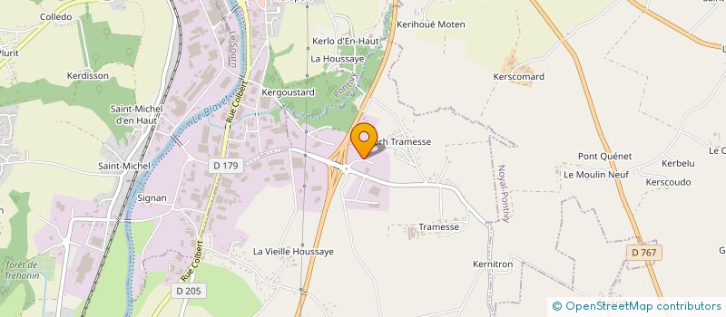 localisation de l'entreprise KALAN SAS  SAINT-THURIAU