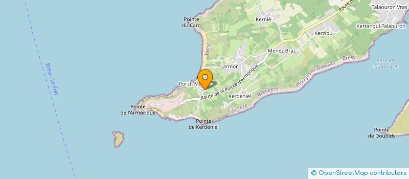 localisation de l'entreprise KALANNA à PLOUGASTEL-DAOULAS