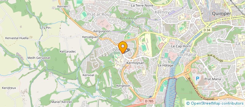 localisation de l'entreprise KALANNA à QUIMPER