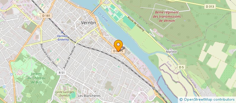 localisation de l'entreprise KALAO  VERNON