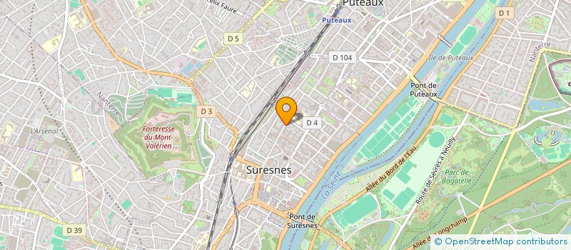 localisation de l'entreprise KALAO COMMUNICATION à SURESNES
