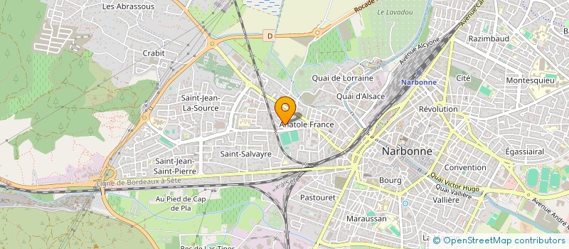 localisation de l'entreprise KALARISI à NARBONNE