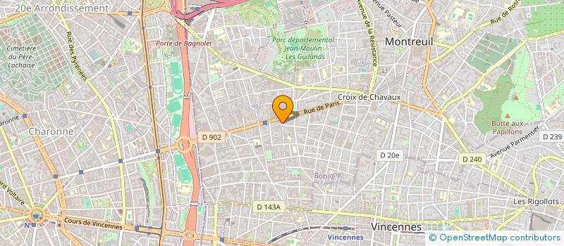 localisation de l'entreprise KALASABHA à MONTREUIL