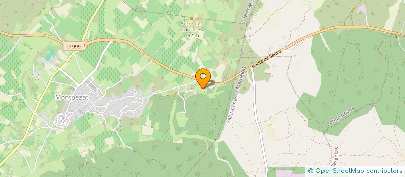 localisation de l'entreprise KALASETU - ASSOCIATION CULTURELLE POUR LA PROMOTION DES ECHANGES ENTRE L'INDE ET LA FRANCE  MONTPEZAT