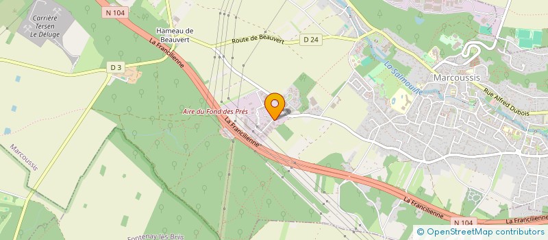 localisation de l'entreprise KALASPROD  MARCOUSSIS